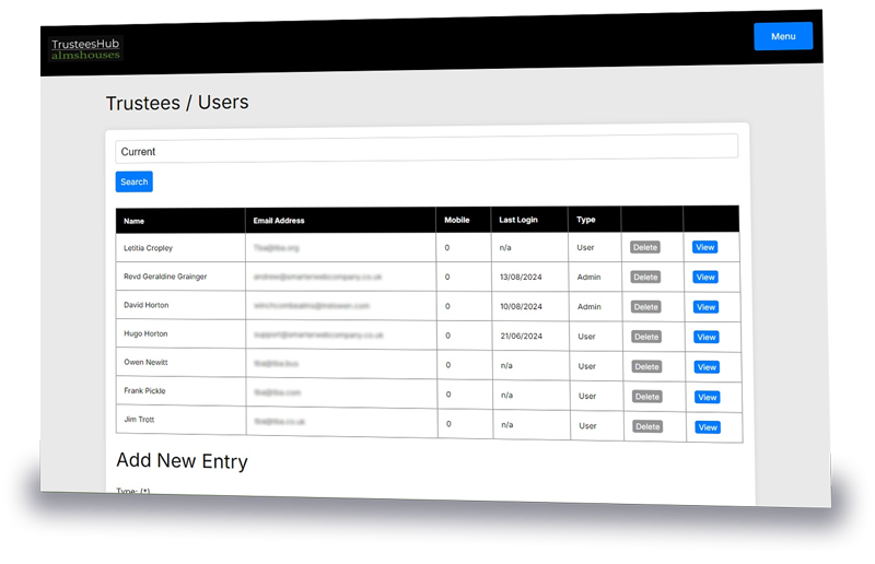 Trustee Admin System